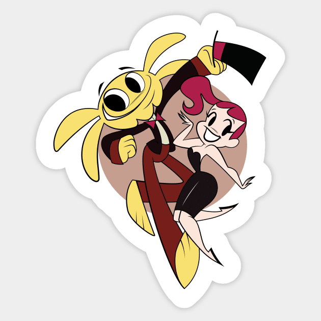 Mitzi & Spanko Sticker by JoTheZette